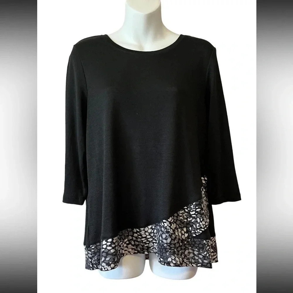 Ruby Rd | Easy Chic Combo Top - Picture 2 of 5